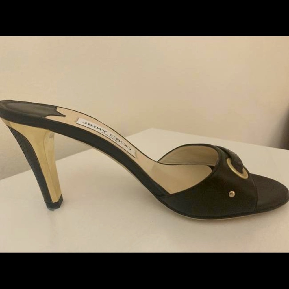 COPY - Jimmy choo slides, lightly worn.